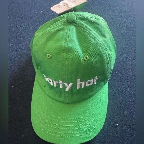 KATE SPADE ♠️ Green “Party Hat” no longer available in stores or online💚grab it! - Picture 1 of 11